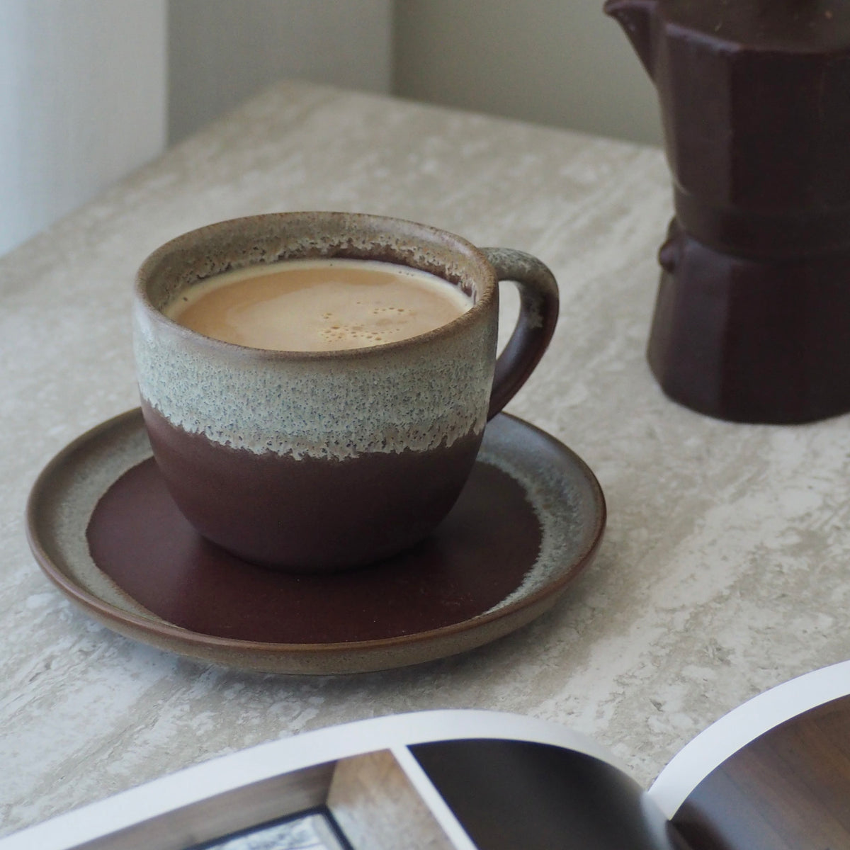 Chávena cappucino/chá Toffee